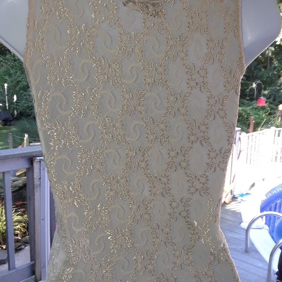 TAN EMBROIDERED TOP - Picture 6 of 8